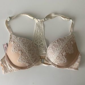 Victoria’s Secret Push Up White Lace Bra